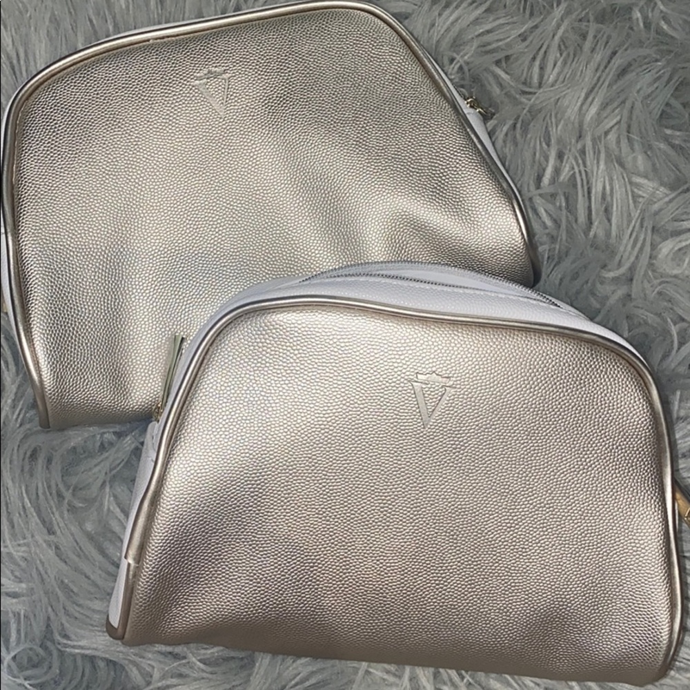 TWO Valmont cosmetic bags brand new
